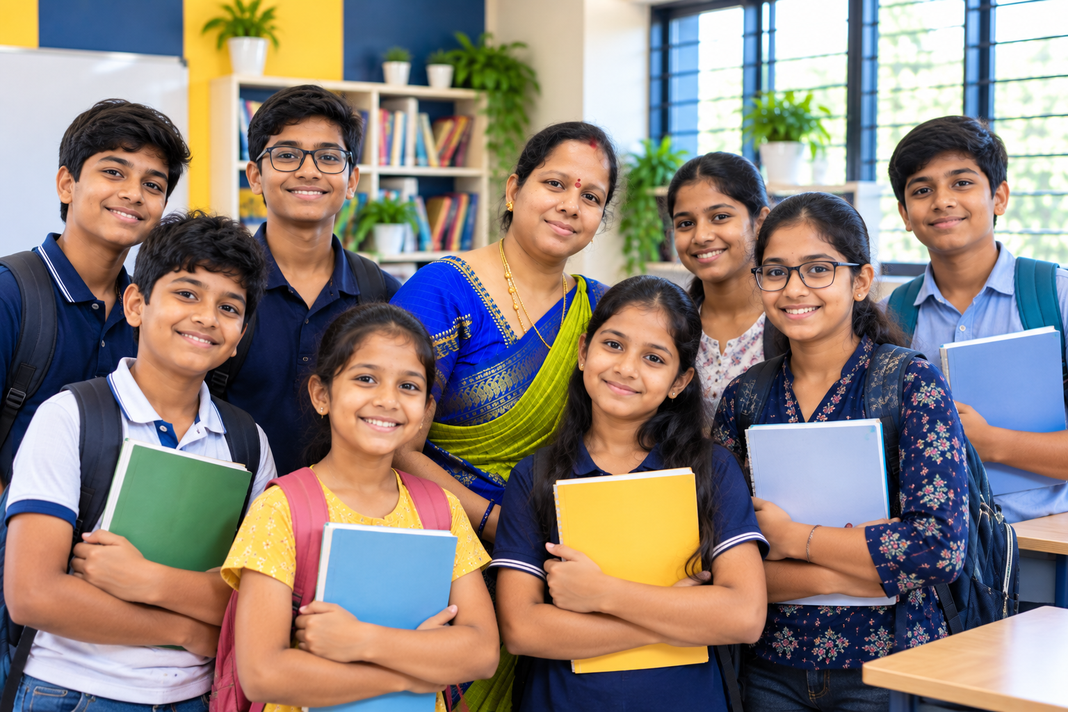 Teacher teaching students at SUN Success Academy